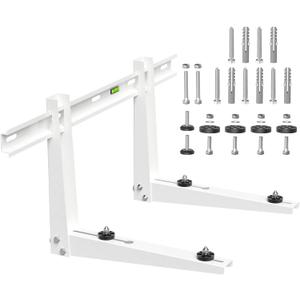 Wall Mounting Bracket for Outdoor Condenser 7000-18000 BTU Universal Mini Split Heat Pump Systems Support Brackets Support up to 330 lbs