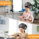 Hooded Hair Dryer, Standing Hair Dryer on Wheels, Sit Under Dryer with 3 Temperature Settings, for Salon, Spa or at Home Use Black