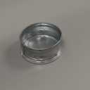 Repa Market 3 Inch Metal Tee Cap  Galvanized Steel Round Duct End Cap for Indoor and Outdoor Use  Weatherproof Pipe Cover  Easy Push-In Installation for HVAC, Dryer, and Exhaust Systems