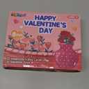 28 Packs Valentine Mochi Squishy Toys with Valentine Cards Animal Squishies for Kids Valentines Day Gift Exchange Classroom Prizes Valentine Party Favors Supplies