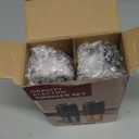 Gravity Electric Salt and Pepper Grinder Set Rechargeable, External Adjustable Coarseness, Automatic Salt and Pepper Shakers Mill with LED Light, 6oz/176ml Large Capacity, House Warming Gifts (2 Pack)