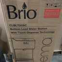 Brio Moderna Bottom Load Water Cooler Dispenser - Tri-Temp, Adjustable Temperature, Self-Cleaning, Touch Dispense, Child Safety Lock, Holds 3 or 5 Gallon Bottles, Digital Display and LED Light