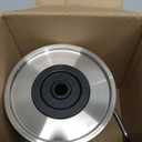 Geesta Adjustable Sauce Pot and Basting Brush Set, Long Stainless Steel Basting Brush for Cooking, Fathers Day Grilling Gifts for Men Smoker Accessories, Large Capacity Grilling Tools, 1 Pack