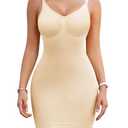 RDSIANE Body Shaper For Women Under Dress One Piece Full Slip Tummy Control Shapewear Dress With Adjustable Spaghetti Strap XL