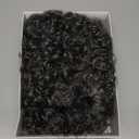 HUA Grey Glueless Wigs Human Hair Wigs for Black Women Grey Short Curly Wigs for Black Women Human Hair Mixed Kinky Curly Wear and Go Glueless Wig Ombre Gray 8 Inch Short Wigs for Older Women