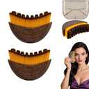 Fvaql Dry Brushing Face Brush, Lymphatic Contour Face Brush, Chin & Jawline Sculpting, Lymphatic Drainage Massager for Face, Ergonomically Designed to Fit The Skin Precisely (2PCS)