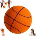Silent Basketball Size 7 (29.5") - Upgrade Foam Indoor Basketball for Quiet Dribbling and Indoor Training, Pro PU Foam Ball  Real Feel Higher Bounce Quieter