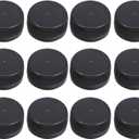 100pcs Black Plastic Bottle Caps for Diy Crafts, Leak-Proof Drink Bottle Covers, Reusable and Portable, 1.18 * 1.18 * 0.66inch, Ideal for Milk, Juice, Water, Soda