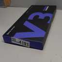 V3 Wireless Keyboard and Mouse with Single Backlit, Metal Panel, Bluetooth/2.4G Rechargeable Computer Keyboard and Mouse Combo Silent Lighted Full Size Cute Keyboards-Pink