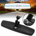 10.5" Rear View Mirror, Interior Rearview Mirror Kit, Universal Day Night Interior Rearview Mirrors Compatible with Toyota, Ford, Jeep, Hyundai, Kia, Nissan, Subaru, Mazda, Chevrolet, Car