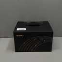 XIDU Portable Projector with WIFI and Bluetooth [Metal Housing/2000ANSI/UHD Native 1080P/Wireless Casting/Electric Focus/Auto Keystone] 4K Outdoor Movie Projector for Home,TV stick,iOS,Android,Laptop (Silver)