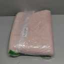 ROSMARUS Memory Foam Bath Mat 17 x 24, Water Absorbent Bath Mats for Bathroom, Non Slip Washable Bathroom Rugs for Shower, Ultra Soft Bathroom Mats for Floor & Tub, Pink