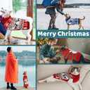 2 x Christmas Dog Sweaters for Small Medium Large Dogs and Cats,Pet Soft Warm Holiday Outfit Girl & Boy,Pup Winter Clothes Turtleneck Double Knitting Collar for Outdoors Playing (Deer, XS)