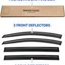 Window Visors Rain Guards Shield for 2006-2015 Mazda 5, Out-Channel Window Vent Wind Deflectors Visors Shades for 06-15 Mazda 5