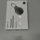 Waterproof Case for Airtag, 4 Pack Air tag Keychain Holder Compatible with Apple AirTags, Ultra Durable Anti-Scratches Protective Case with Keyring/Strap for Luggage, Backpack, Dog Collar, Black