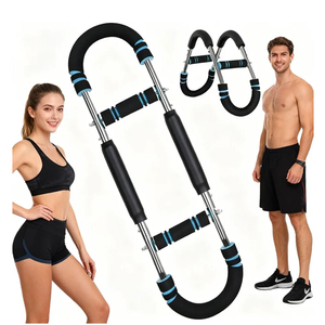Twister Arm Trainer - Adjustable 60-100lbs Resistance Arm & Chest Workout Equipment for Home Gym Fitness , Arm Strengthener for Men, Power Twister Bar for Biceps, Forearm & Shoulder Training