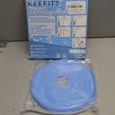 Waterproof Knee Shower Bag Post Surgery, Elastic Knee Shower Cast Protector, Watertight Silicone Knee Surgery Shower Sleeve for Knee Replacement Surgery, ACL Surgery, Wound, Brace (Silicone Knee L)