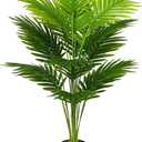 Artificial Plants in Pots Large Fake Tree Floor Faux Tropical Plants Decorative Greenry House Potted Tall for Home Office Living Room Decor Indoor Garden Outdoor (80cm Tall Palm)