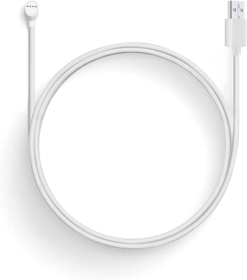 Power Cord for Google Nest Cam (Battery) Only, Weatherproof Charging Cable - 6 ft/2m