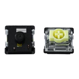 GATERON KS-33 Low Profile Banana Keyboard Switches, Tactile 65gf 3 Pin RGB LED Factory Pre-lubed for MX Mechanical Keyboard (110)