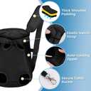 Mosago Dog Backpack Carrier, Adjustable Pet Front Carriers, Legs Out Carrying Sling Travel Bag for Small Medium Dogs 7-11 Lbs, Soft Wearable Puppy Chest Carry Backpacks for Walking/Hiking/Camping