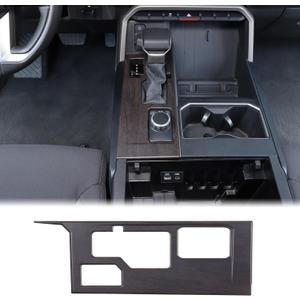 Aunginsy Central Control Gear Shift Panel Trim Cover Compatible with Toyota Tundra/Sequoia 2022-2025 2026, Gear Shifter Console Anti-Scratch Panel Frame Decorative Sticker Protection ABS Accessories