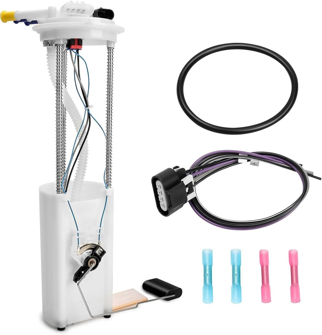 Electric Fuel Pump Assembly w/Level Sensor & Sending Unit Compatible with 1996 Chevy S10, GMC Sonoma (4.3L V6), Replaces E3920M