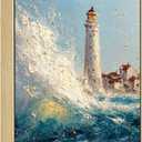 24x36 Canvas Frame for Coastal Paintings,1.5" Deep,Natural Woodgrain