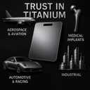 Titanium Cutting Board for Kitchen - Non Toxic Cutting Board - Easy to Clean and Dishwasher Safe - Non Plastic Metal Surface for Safe Meat Prep - Perfect for Health-Conscious Cooks