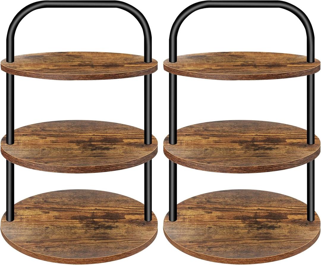 Cupcake Stand, Wooden Cupcake Stand for 100 Cupcakes 3 Tier Large Dessert Table Display Set Cupcake Tower Tiered Tray Stand Serving Tray for Party Supplies Vendor Display Farmhouse Decor