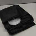 Dixutzi Reinforced Cat Screen Door Fits Door Size 30''x 80'', Heavy Duty Pets Proof Screen Door with Zipper, Prevent Dogs Cats Running Out from Home (Black Left-U)