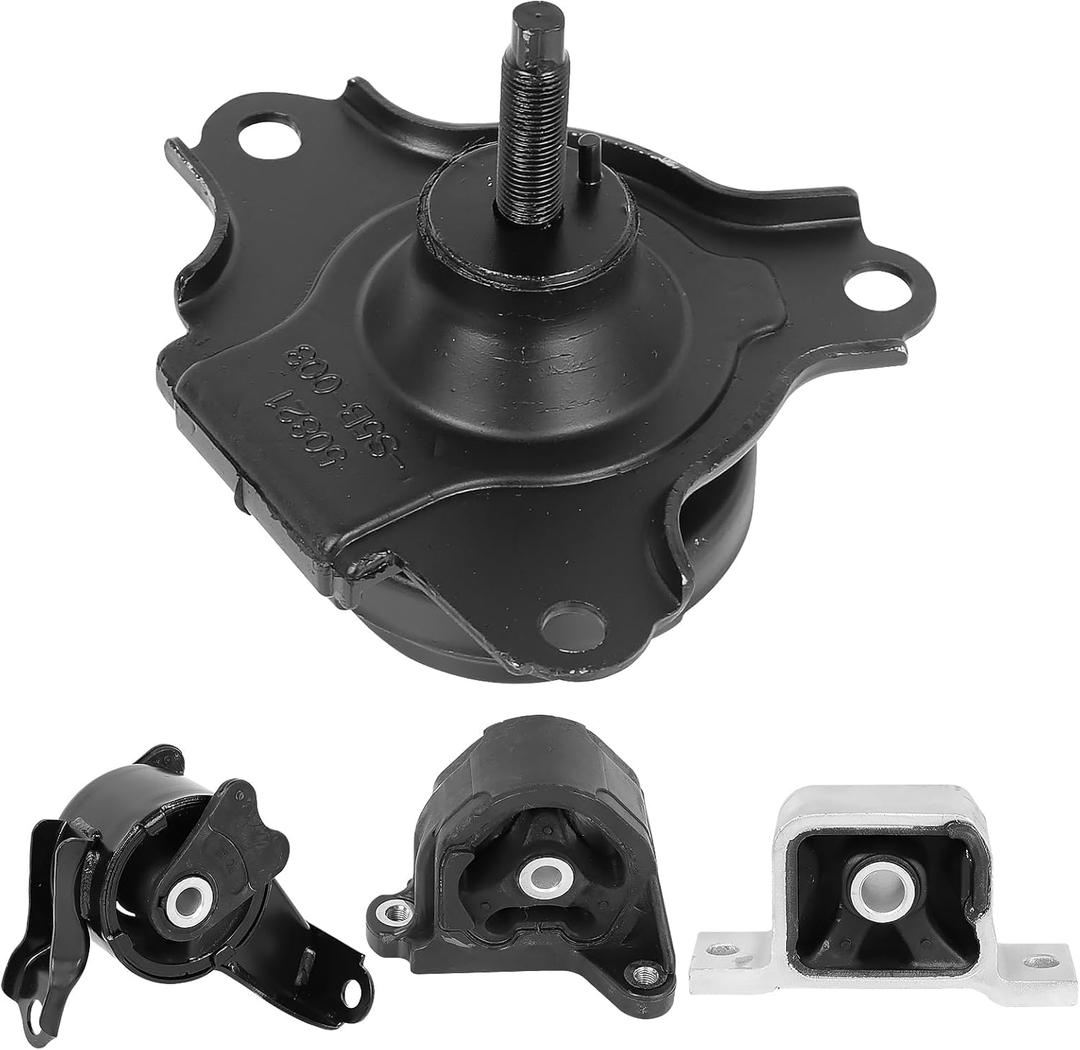 Engine Motor Mounts Set - Compatible with Acura RSX 2002 2003 2004 2005 2006 L4 2.0L AUTO Transmission, Replace# A6597 A4503 A4508 A4506, Set of 4