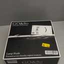 Set of 2 Drum Lampshades for Table, Floor & Bedside Lamps - 13 * 13 * 10 inch, Medium Beige Gray Shades - Natural Fabric Spider Fitter - Modern & Rustic Interiors - By GO&SO Assembly Required (Oatmeal Linen)