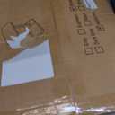 Kitstorack Upgraded TV Tray Table with Panel Lock, 90 Flip-Over Design & Adjustable Height, Sofa Arm Side Table for Eating, Laptop, Couch, Bed, or Small Spaces, Brown