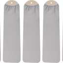 Fan Blade Covers Suitable for Most Ceiling Fan Blades- Fits Fan Blades 5-6" Wide, 19.5-22" Long-Light Gray- 5 Pack