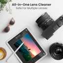 EVEO Eyeglass Cleaner Spray - No Streaks Technology with Microfiber Cleaning Cloth- Glasses Cleaning Kit - Glasses Cleaner Spray with Lens Cleaner Cloth - Screen & Eye Glasses Kit - 3 Pack (6 Piece Set, Black)