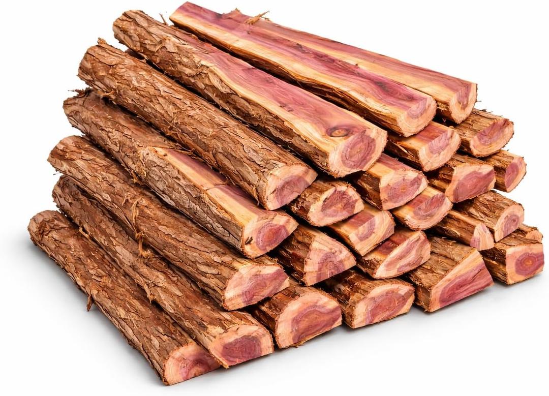 SparkleWood Aromatic Cedar Firewood – Premium Fragrant Firewood – Easy Lighting, Clean Burning – Fire Pit, Fireplace & Outdoor Cooking 20pc