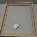 Americanflat 16x20 Canvas Floating Frame with Adhesive Strips Included - Vertical and Horizontal Floating Frame for Artwork - Canvas Frames for Wall Display - Oak