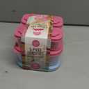 Core Plastic Food Storage Rectangle Bowl Set 5 Piece, Pink