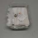 Glass Dish With Lid / Towel Kitchen Set 2 Pack