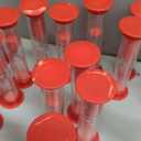 24 Pcs 5 Minute Sand Timer Plastic Hourglass 5 Min Visual Timer Mini Classroom Small Shower Hourglass for Teacher Classroom School Must Haves Supplies Egg Sand Clock Kids Time Management(Red)