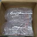 Wettarn 50 Pcs Clear Christmas Ornaments Balls 2.36 Inch/ 60 mm Plastic Fillable Ornaments Ball for DIY Crafts, Acrylic Christmas Tree Hanging Decorations for Holiday Xmas Home Wedding Party Decor