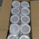 Bekith 20 Pack Magnetic Spice Jars, Magnetic Spice Containers for Refrigerator, Seasoning Tins with Clear Top Lid, 240 PVC Spice Label Set
