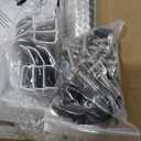 Van Roof Ladder Rack, 3 Adjustable Crossbars (48"-67") with Rain Gutter Mounts, Compatible with Chevy Express 1500/2500/3500 and GMC Savana Cargo Vans