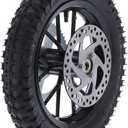 Pocket Bike Rear Wheel - 12.5 x 2.75in - Compatible with Coolster 49cc 2 Stroke Mini Dirt Bike QG50 - Rear Back Wheel Tire Replacement