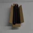 Black Curtain Rods for Windows 28 to 60 inch, 5/8 inch Adjustable Wrap Around Blackout Curtain Rods for Bedroom & Outdoor