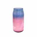 Pink Prayer Candles, 1 Pack - 6" Tall Pillar Candles for Religious, Memorial, Party Decor, Vigil and Emergency Use - Vegetable Oil Wax in Plastic Jar Container