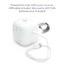 Munchkin Portable UV-C Cleaner for Pacifiers, Teethers and More, White