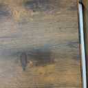 LED Jewelry Cabinet with Mirror - 47.3" Mirror Jewelry Armoire Door Hanging/Wall Mounted Mirror with Storage And Drawers Rustic Brown