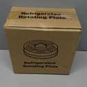 4-in-1 Small Mini Premium Rotating Chilled Serving Tray, 9.05" Ice-Cooled Party Platter with 4 Compartments  Perfect for Fruit, Cake, Desserts, and Shrimp Cocktails  Keeps Food Fresh & Cool